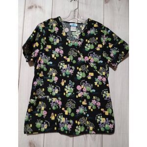 SB Scrubs Top Ladies Medium‎ Earth Day